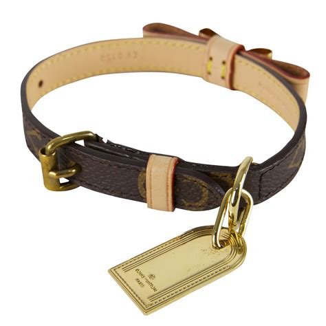 louis vuitton dog collar and leash|louis vuitton dog collar price.